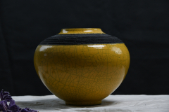 vaso decorativo senape