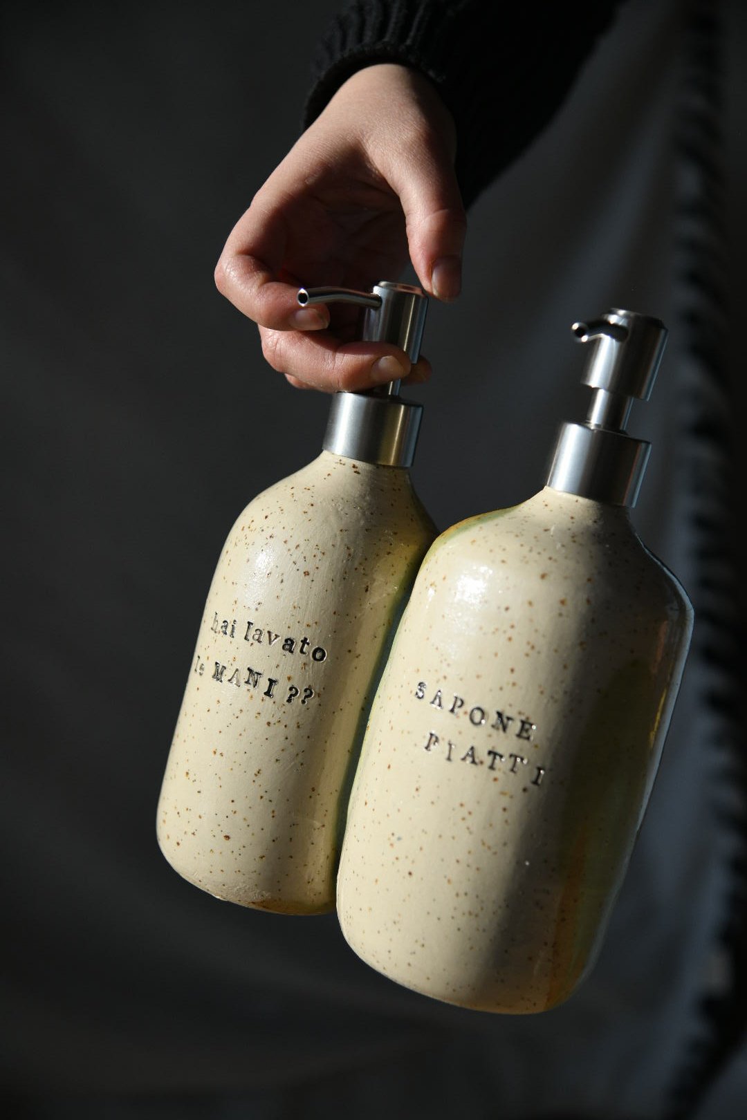 dispenser saponi doppio