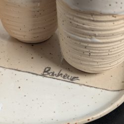 set piattino e tazzine