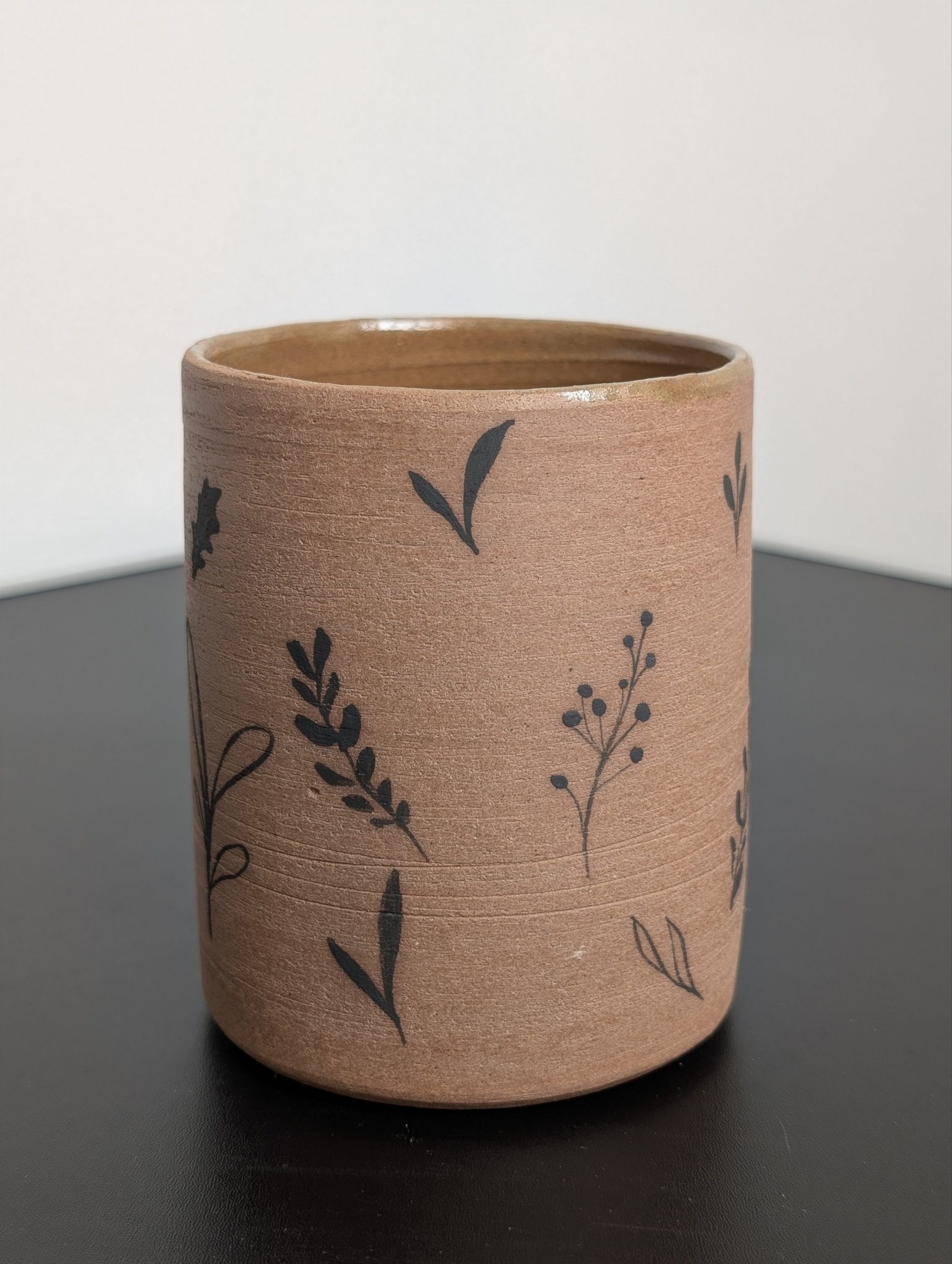 vaso multiuso decoro foglie - immagine 2
