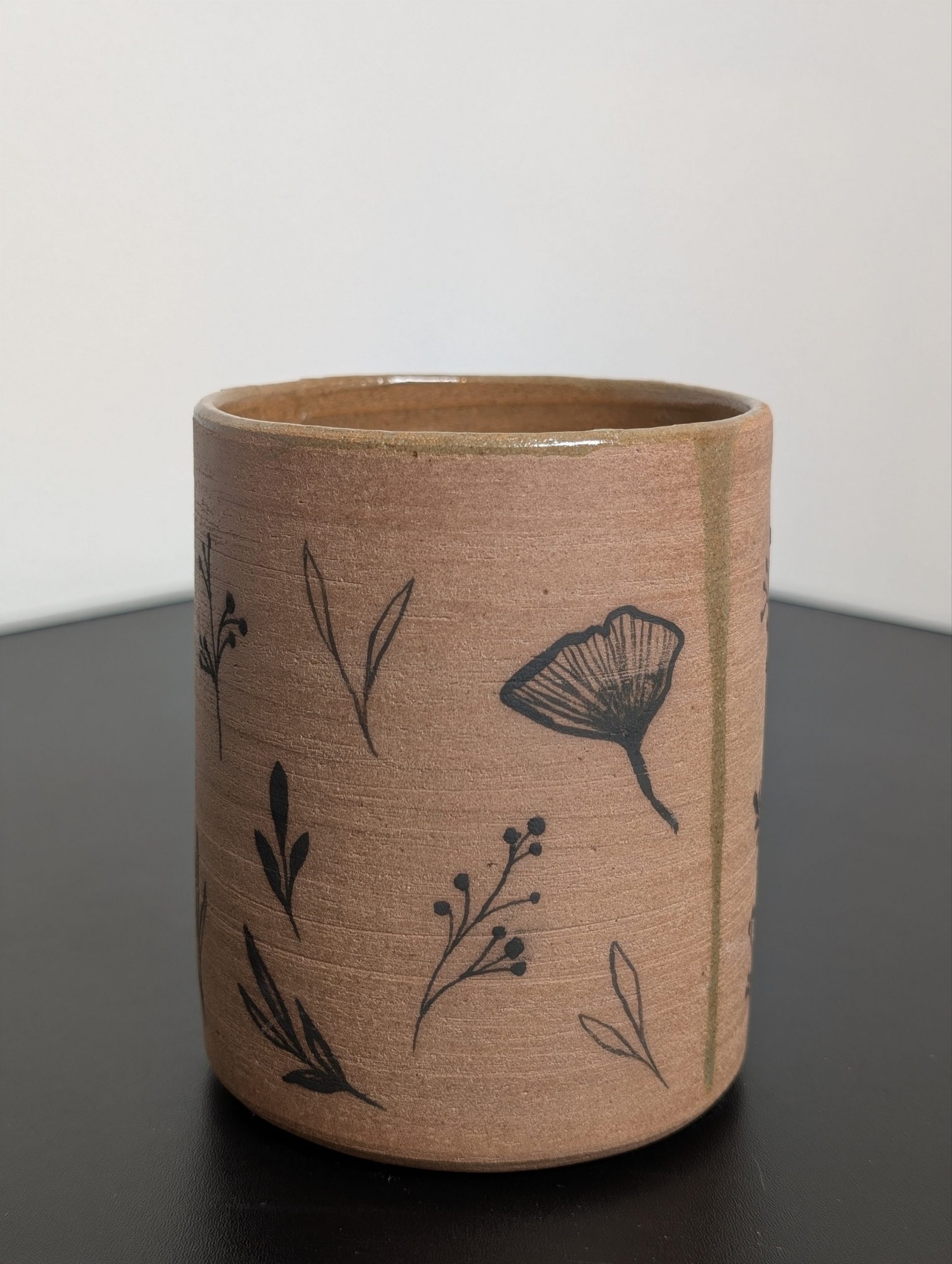 vaso multiuso decoro foglie